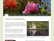 Tablet Screenshot of dunawaygardens.com